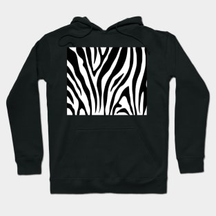 Zebra Pattern Hoodie